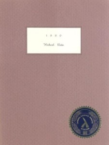 1990 (Provincetown Arts Press, 1993). Poetry.